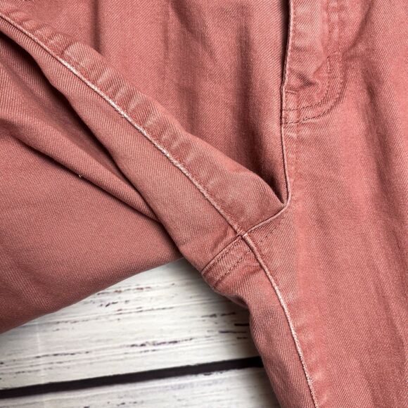 Prana Jeans Women's Size 4/27 Low Rise Slim Straight Stretch Denim Pink Mauve - Picture 7 of 10